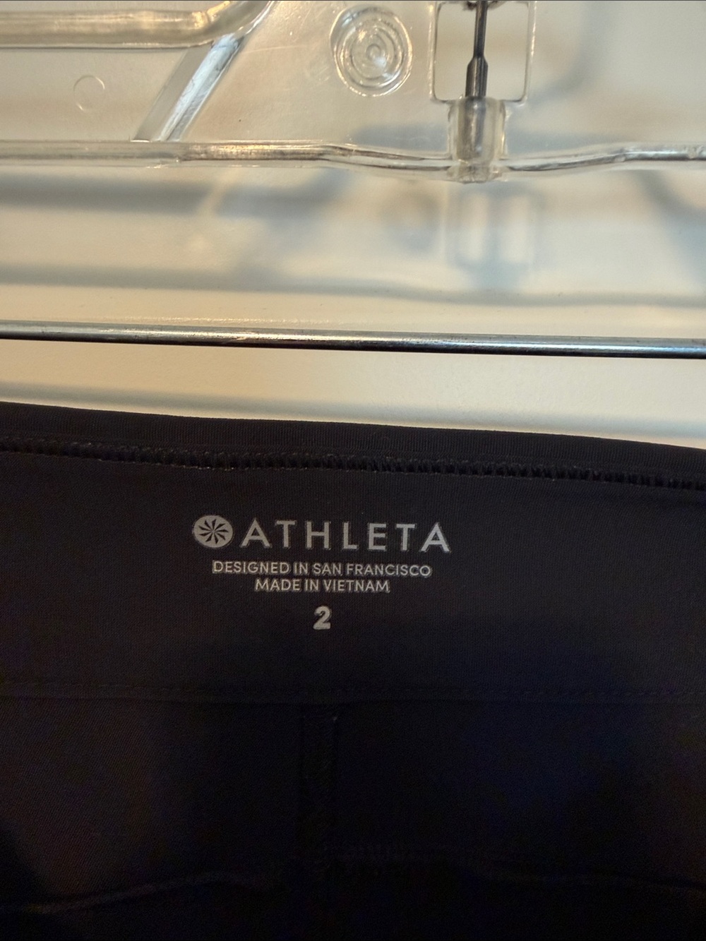 Athleta Black Straight-Leg Performance Pants